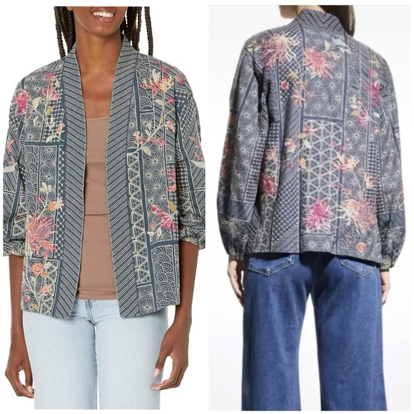 Johnny Was Other - Johnny Was VIVIANA BISHOP SLEEVE KIMONO SZ M